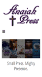 Mobile Screenshot of anaiahpress.com